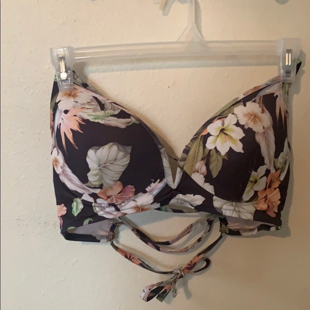Swimsuit top.